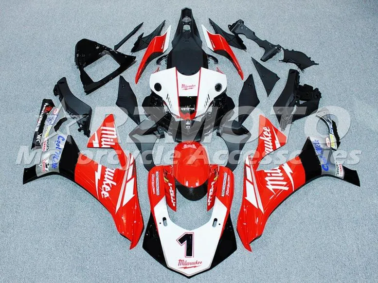 

New Injection mold Fairing kit 100% fit for YAMAHA YZFR1 2015 2016 2017 2018 YZF R1 15 16 17 18 YZF1000 ABS Fairings red black 1
