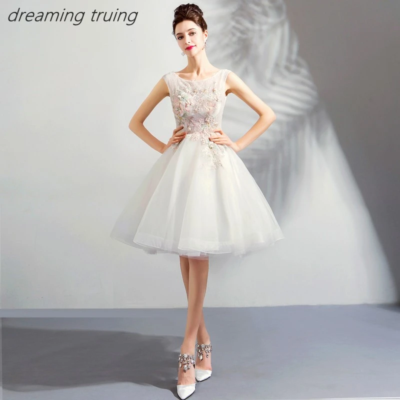 Junior White Dress For Graduation vlr.eng.br