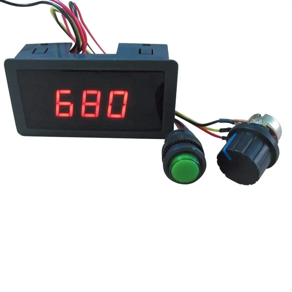 6V12V 24V Digital Display LED DC Motor Speed Controller PWM Stepless Speed CCM5D