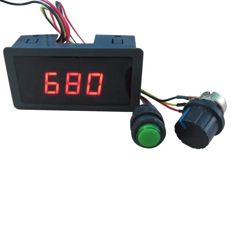 6V 12V 24V PWM DC Motor Speed Controller Digital Display LED Speed Regulator