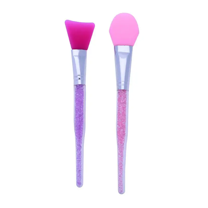 2pcs Silicone Mask Brush Facial Body Mask Mixing Makeup Brush Set