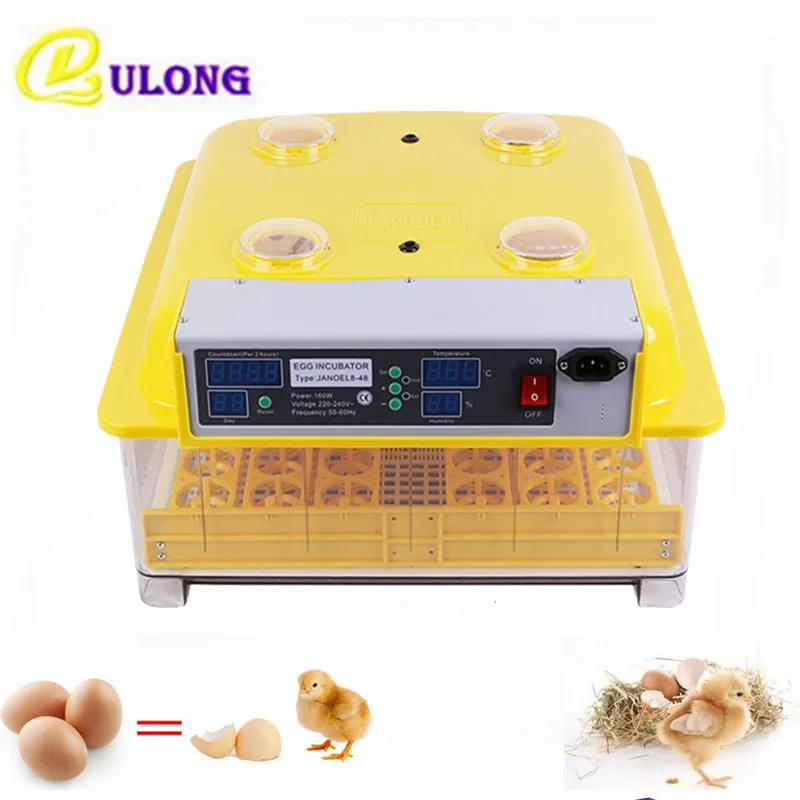 48 Eggs Mini Family Incubator egg turner auto hatcher