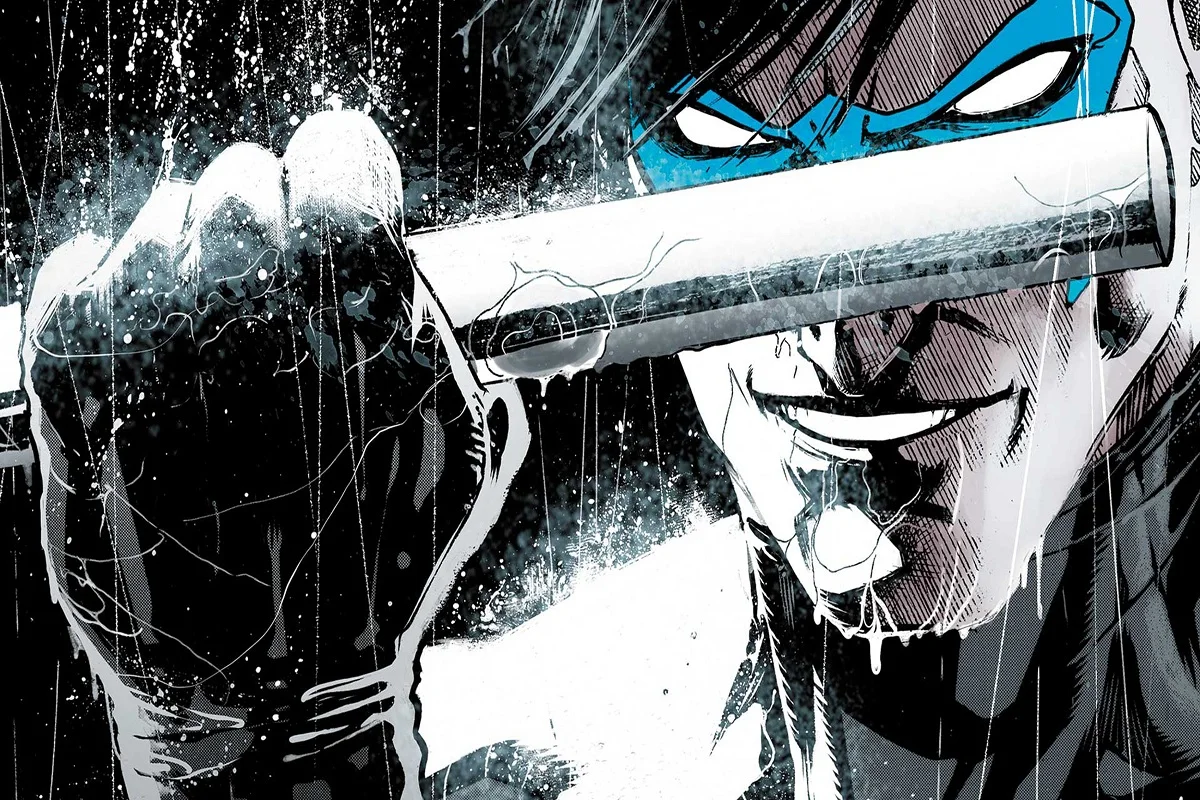 

Nightwing Dick Grayson fictional superhero PMC582 fabric poster custom wall decor room decor home decoration (frame available)