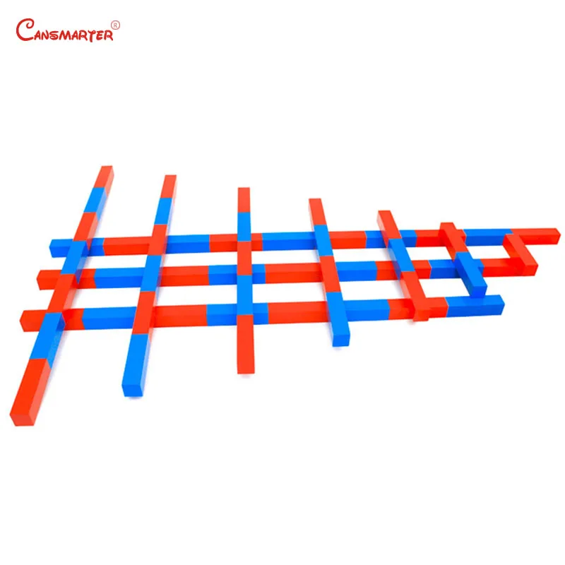 

Standard Numerical Rods Math Toys Montessori Materials Counting Practice Block Children Wood Educational Teaching Toy MA001-NX3