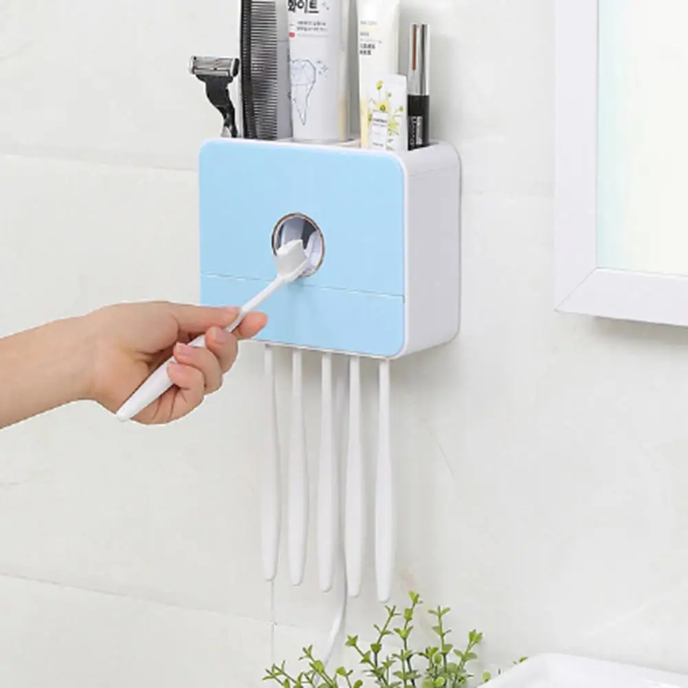 

Automatic Toothbrush Sterilizer Toothpaste Dispenser UV Light Toothpaste Squeezer Toothbrush Holder Cleaner for Bathroom Hotel