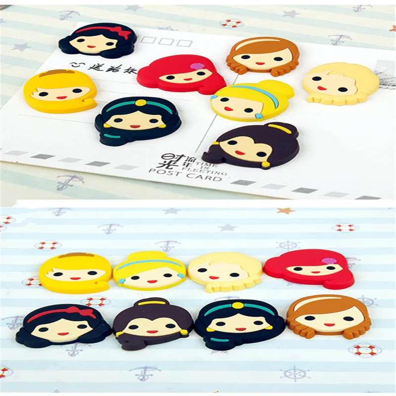 Hot-50pcs-Cartoon-Princess-Elsa-Anna-Lovely-Soft-Decoration-Accessories-Flat-PVC-DIY-Gadgets-Fit-Bracelets (2)