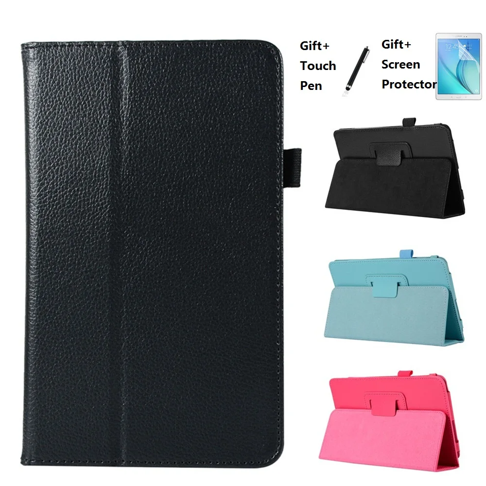 

2 Section Foldable Litchi Pattern Protective Case for Samsung Galaxy Tab A 8.0 SM T380 T385 2017 Cover