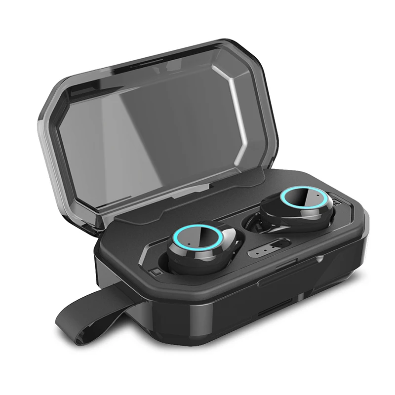 

Wireless Earphone Stereo Games Bluetooth 5.0 Headphones with 3000mAh Charging box For iPhone 6s 7 8 Xs Xr Headset