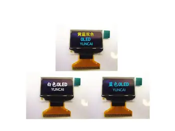 

10pcs 0.96 inch OLED Display LCD module ssd1306 128x64 pixels blue/white/Yellow and blue SPI Parallel and I2C IIC port NEW 3.3V