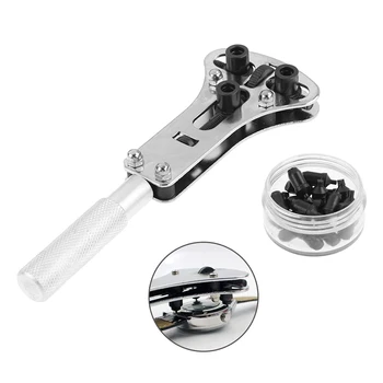 

Watch Case Opener Adjustable Screw Back Remover Waterproof Wrench Watch Repair Tool With 18Pcs Replacement Parts
