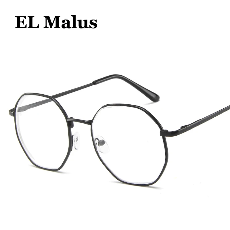 [EL Malus] очки для близорукости для женщин и мужчин, металлическая квадратная оправа для студентов, короткий прицел, золотой, черный, серебряный-1-1,5-2-2,5-3-3,5-4
