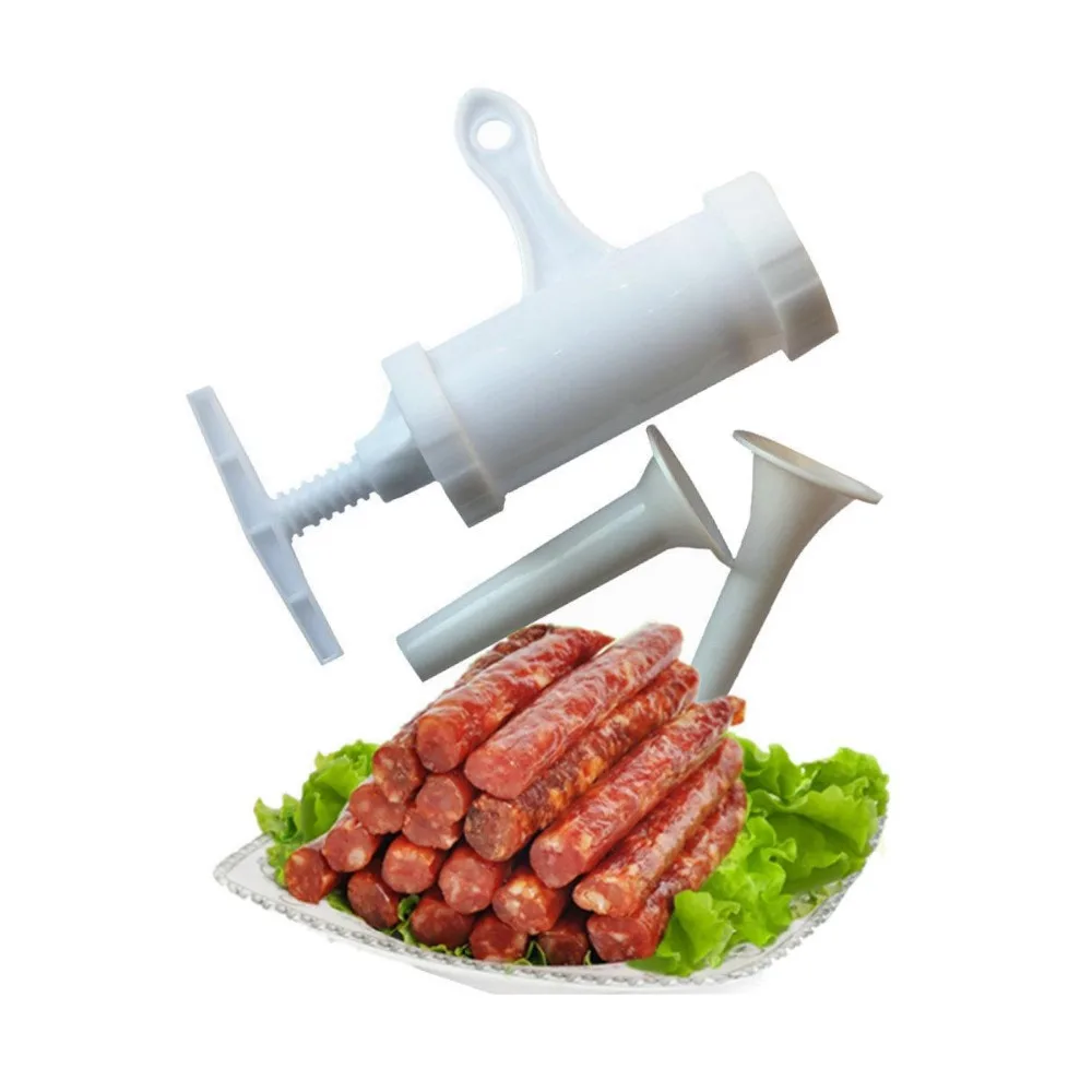 Качество еды руководство колбаса машина мясо шприц наполнитель ручные Salami Maker+ воронка