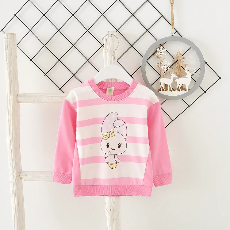 Baby Toddler Kids Girls Cotton Autumn Spring Tshirts Long Sleeve Winter Bottoming Tops Children Clothes G209