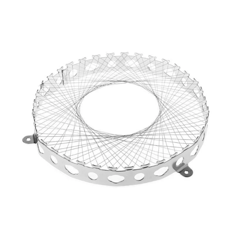 New Stainless Steel Gas Cooker Gas Stove Torch Net Windproof Energy Saving Circle Cover Case Mesh Kitchen Accessories