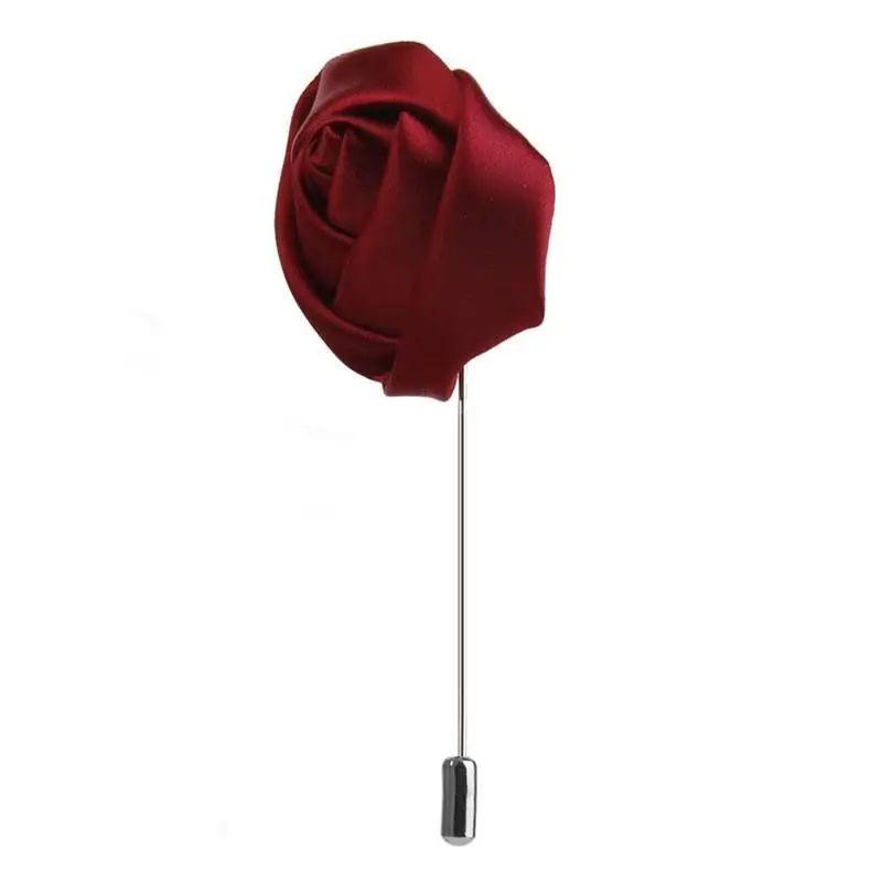 Мужские розы ручной работы бутоньерка на лацкан галстук булавка брошь Свадебная декоративная для съемки реквизит