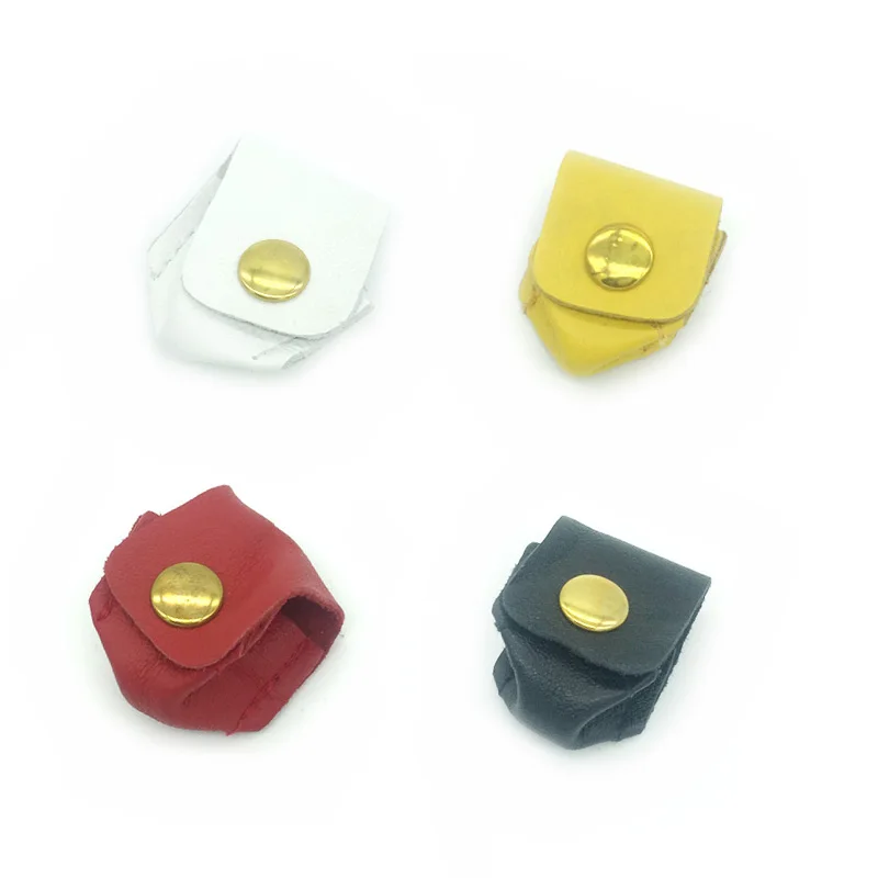 free shipping xmlivet 2pcs Real Leather Billiard chalk holders mix