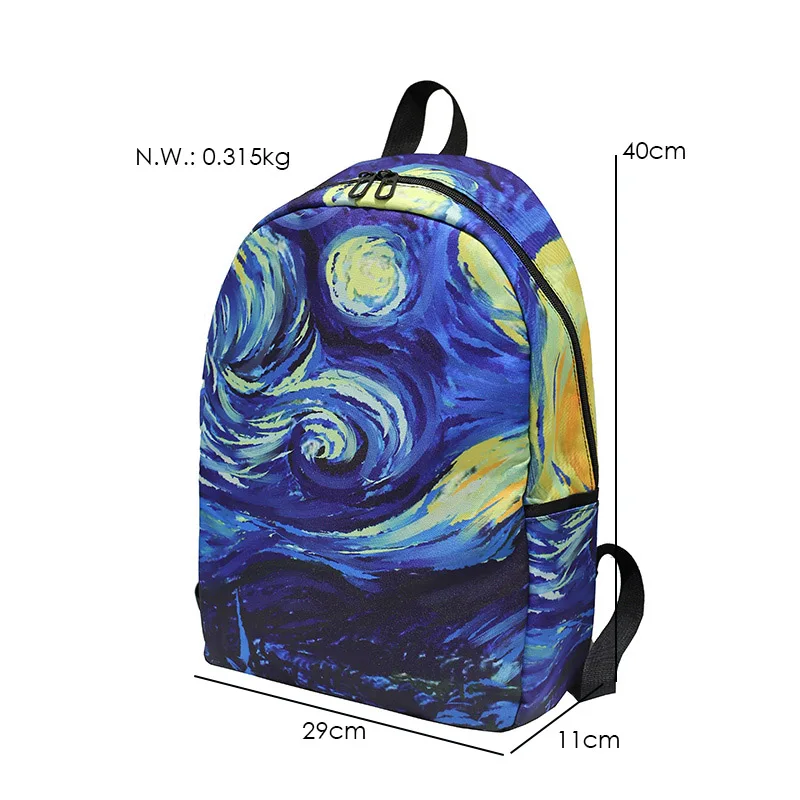 Menghuo Brand 2017 Daily Women Backpack for School Teenager Girls Boys Full Printed Nylon Travel Backpacks Casual Bags Mochilas (48)