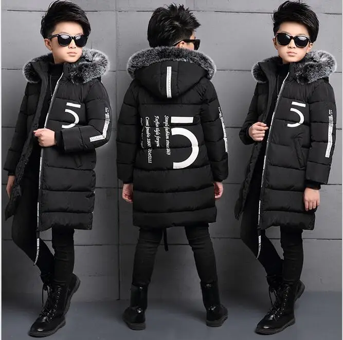 

12 Children's Clothing 13 Boys 14 Winter Clothing 15 Jacket 2019 New Thick Cotton Thickening 10 Years Old Children -30 Degrees
