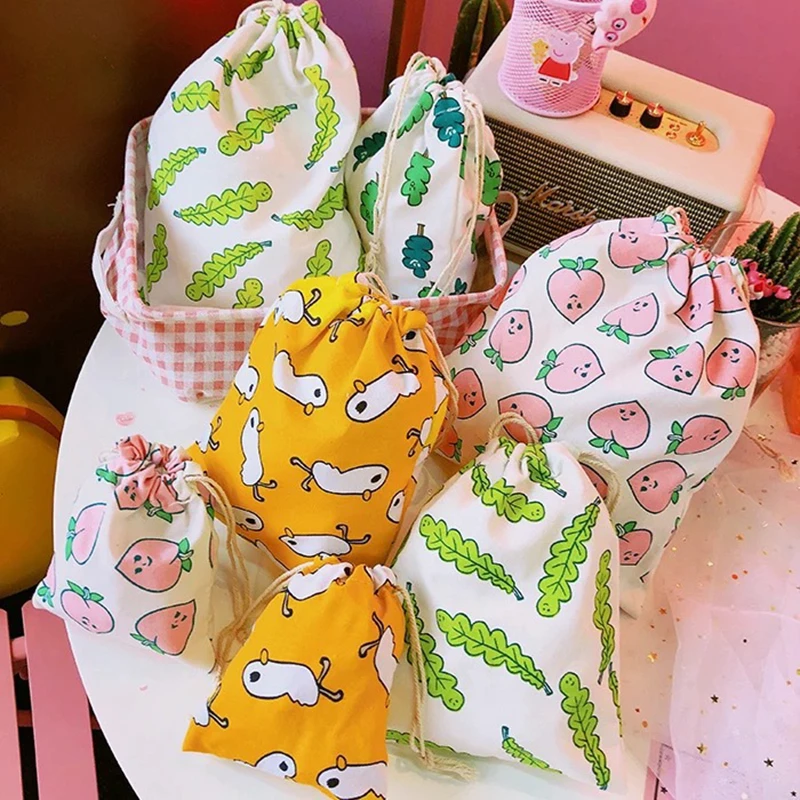 

Cartoon Animal Prints Travel Transparent Cosmetic Bag Make Up Case Makeup Beauty Wash Organizer Cotton Fabric Women Toiletry