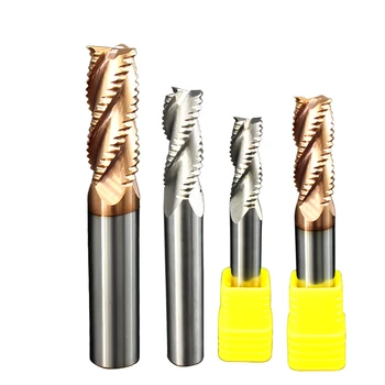 

10mm VHM End Mill / milling cutter HRC55 Uncoated 4 Flute Milling cutter Steel parts processing