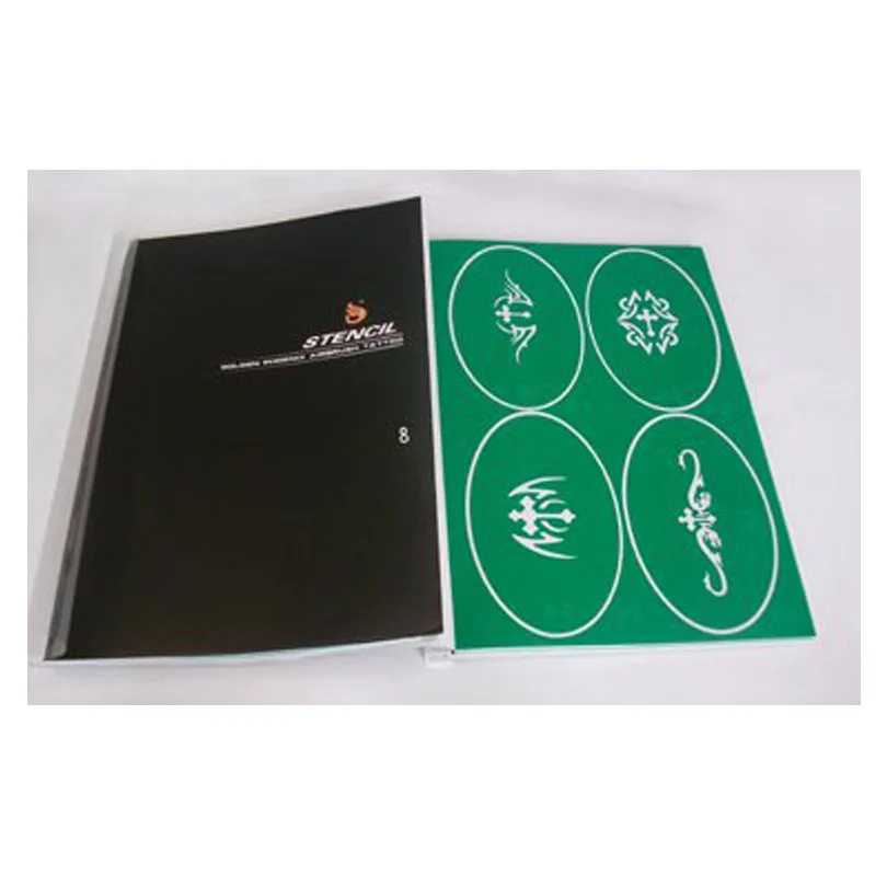

Temporary Airbrush Tattoo Stencil Template Booklet 8 100 Designs For Glitter Tattoo Kit Supplies