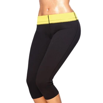 

SAYFUT NEW Fashion Women Sweat Sauna Body Shapers Neoprene Body Shaper Weight Lose Fat Burne Slimming Waist Slim Pants