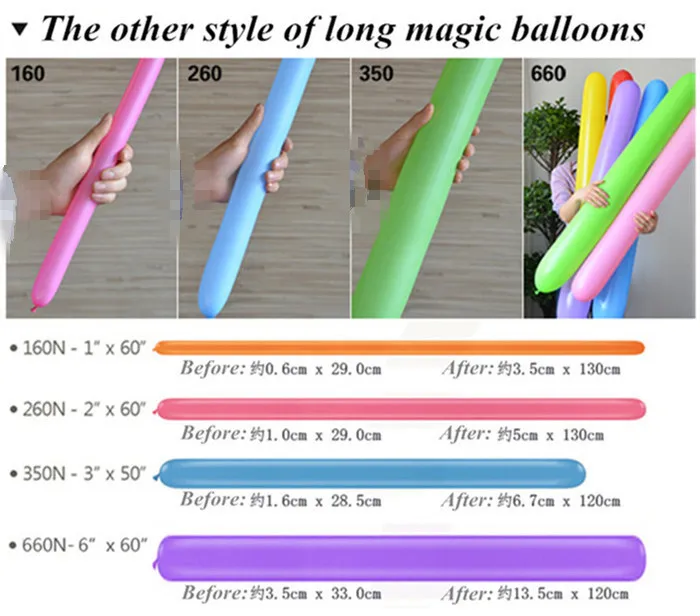 5 шт. 260Q длинный Волшебный латексный воздушный шарик белый черный поплавок воздушные шары надувные свадебные шары для дня рождения украшения воздушные игрушки
