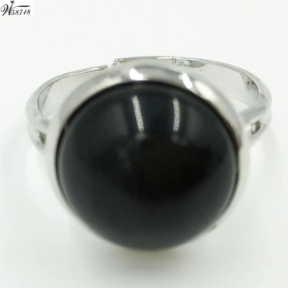 Авантюрин лазурит Глаз тигра Howlite кристалла Голдстоуна опал Jaspe основа коралловый Сердолик кольцо вокруг 7~ 1" отрегулировать размеры WB663b - Цвет основного камня: Carnelian C7210