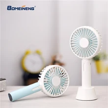 BOMEINENG Перезаряжаемые USB портативный вентилятор мини-Тихая рабочего Портативный настольная подставка вентилятор охлаждения воздуха кондиционер для Офис