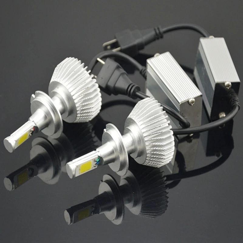 

New 80W/SET 6000K White Car LED HeadLight Bulb Kit 40W 4800LM H1 H3 H4 H7 H8 H11 H13 9005 HB3 9006 HB4 Free Shipping