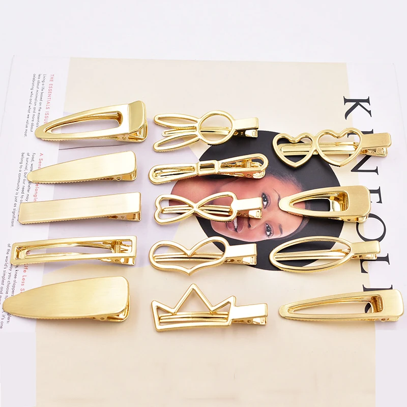 

Gold Silver Color Water Star Heart Infinite Hair Clips Hairpins Bridal Bridal New Fashion Styling Accessories F032