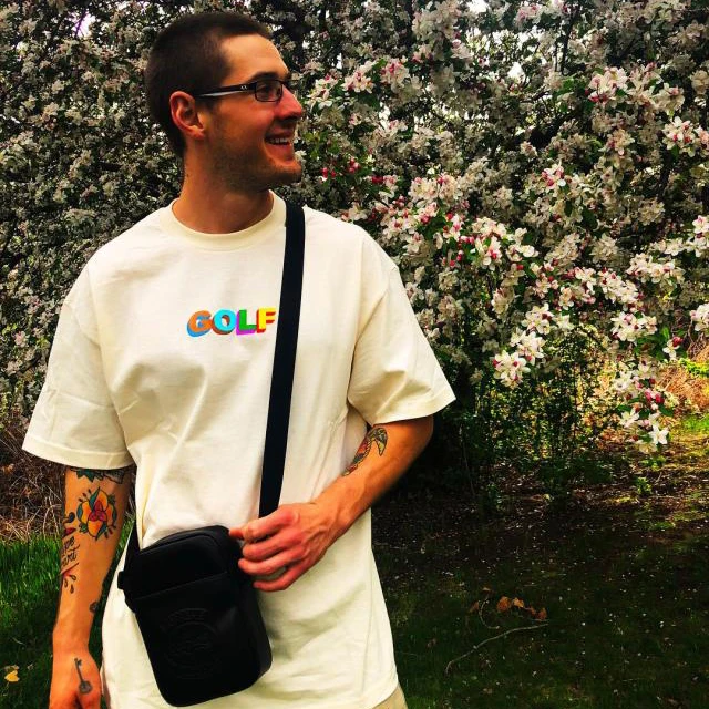 

Golf Wang T Shirt Rainbow Multi Color Letters Tshirts Men Women New Style Simple Casual T-shirt Golf Tshirts