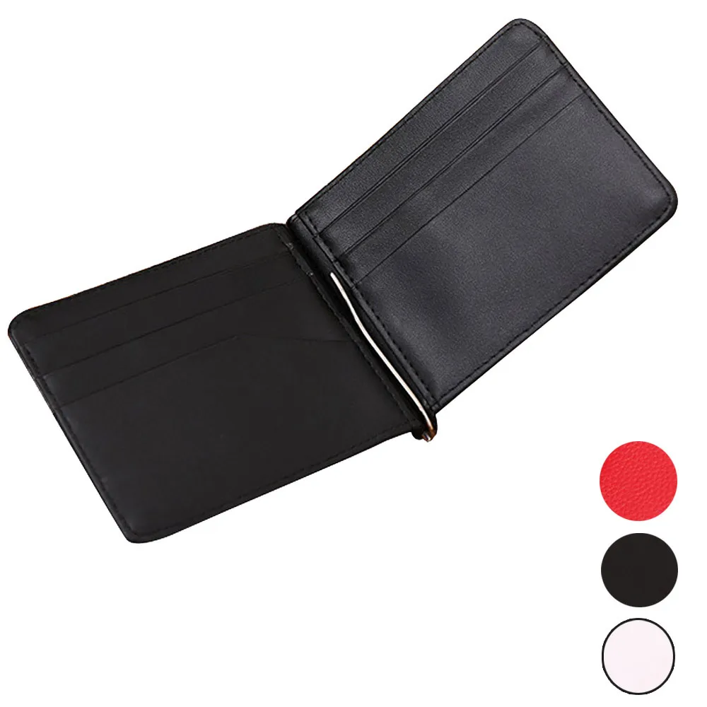 Xiniu Luxury Retro Mini Neutral Fold Leather Wallet Card Holder Wallet