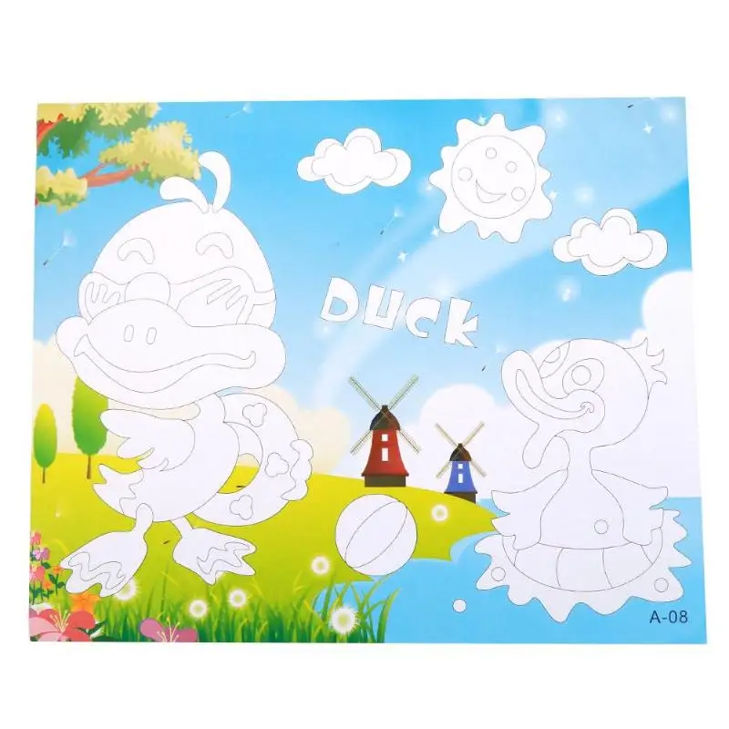 Животные DIY Развивающие Игрушки для раннего обучения Мультяшные животные 3D EVA