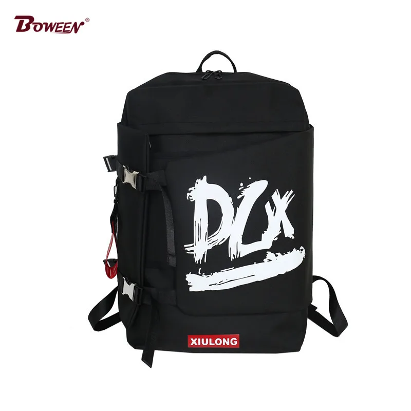 cool school bags for teenage boys girls backpack men 2019 spring Hip hop street style high schoolbag Large capacity  bookbag