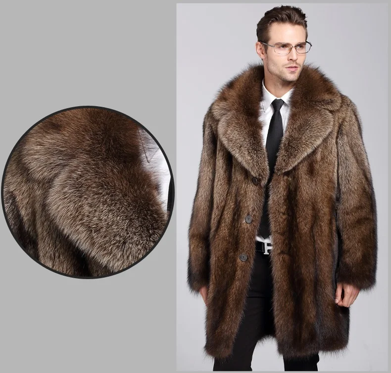 Batmo 2018 Новое поступление Зима Высокое качество искусственного меха Куртки мужчин, зимняя теплая куртка, Мужская из искусственного меха