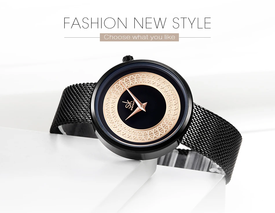 Shengke женские часы с характерной текстурой модные повседневные кварцевые женские часы Bayan Kol saati наручные часы Reloj Mujer