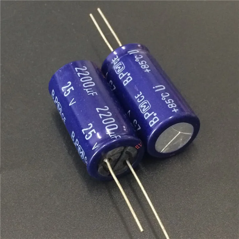 10 шт. 2200 мкФ 25 В U серии 18x35 мм 25V2200uF Bipolar аудио конденсатор | Электронные компоненты