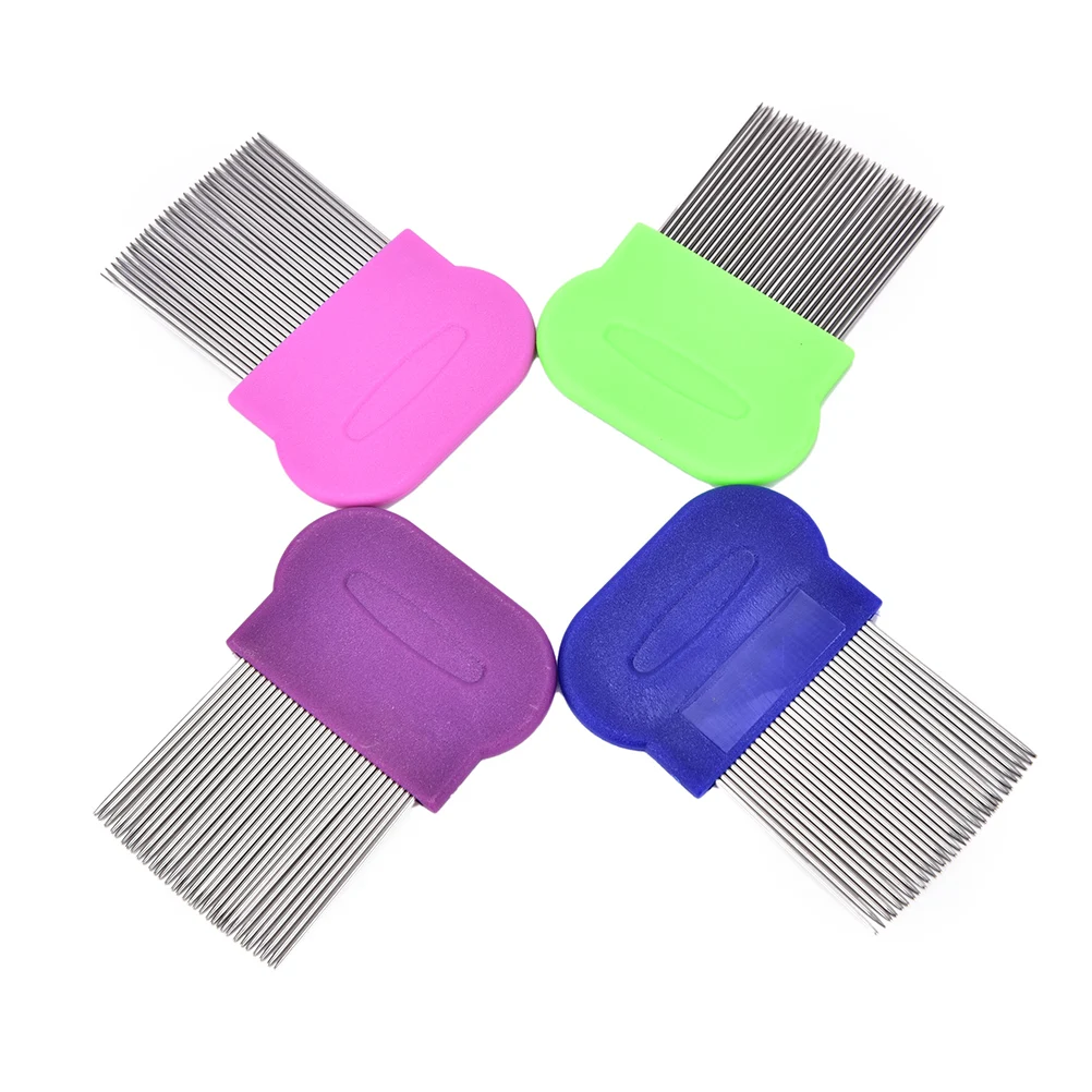 

1PC Stainless Steel Kids Hair Lice Comb Nit Free Rid Headlice Super Density Teeth Remove Nits Comb Hair Tool Dropship