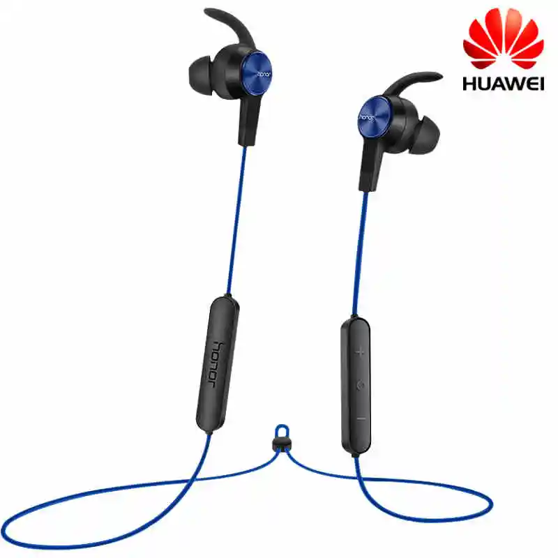 Huawei Honor xSport Bluetooth гарнитура AM61 IPX5 Водонепроницаемый BT4.1 Музыкальный Микрофон управление беспроводные наушники для Android IOS - Цвет: blue