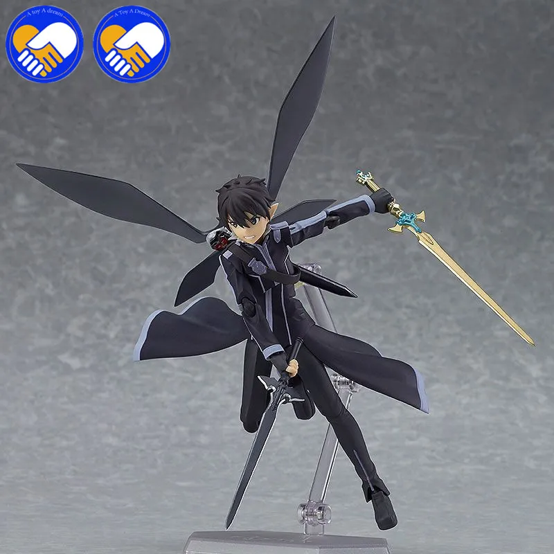 Аниме Figma 264 Sword Art Online II kiito ALO ver. Aloverer Kirigaya Kazuto ПВХ фигурка Коллекционная модель игрушки 14 см - Цвет: Figma 289 Nobox