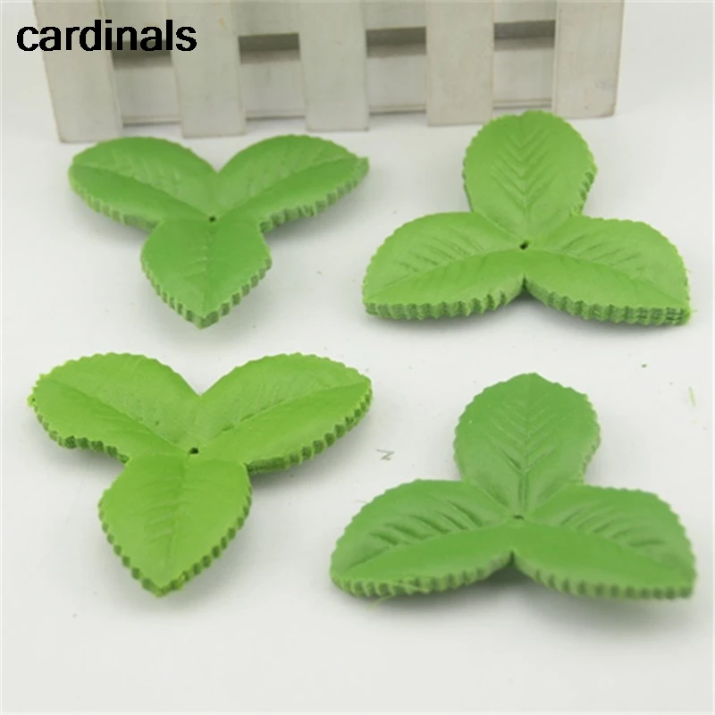 

150pcs Artificial Green Flower Leaves Torus For Wedding Party Decoration DIY Garden Decor Scrapbooking Christmas Tree Decoration