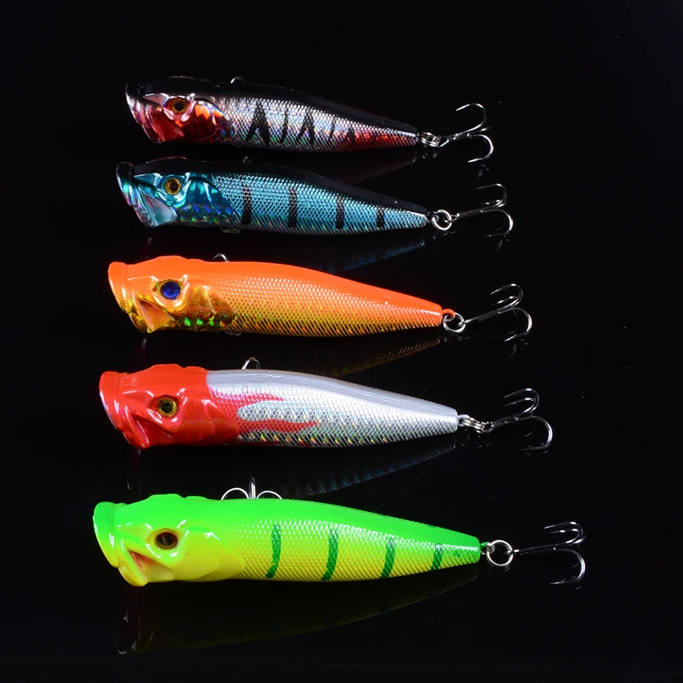 Isca Isca Minnow Popper Crankbait wobblers pesca