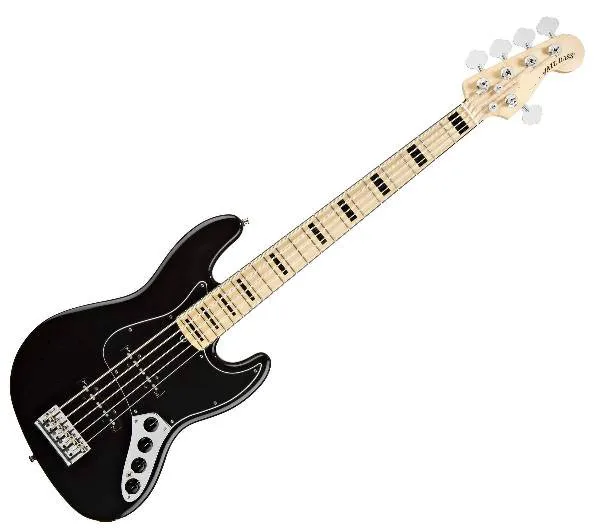 

Tangwood Top Quality GYJB-5031 black color solid body with back pickguard 5 string Jazz Bass Guitar, Free shipping
