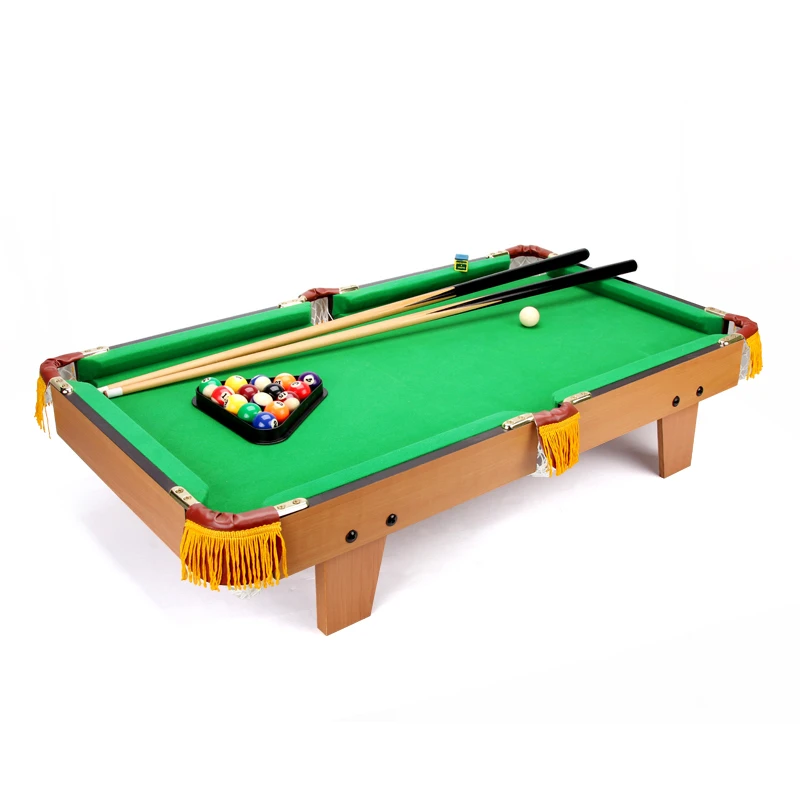 Mini wooden billiard table america poo table toy pool for children