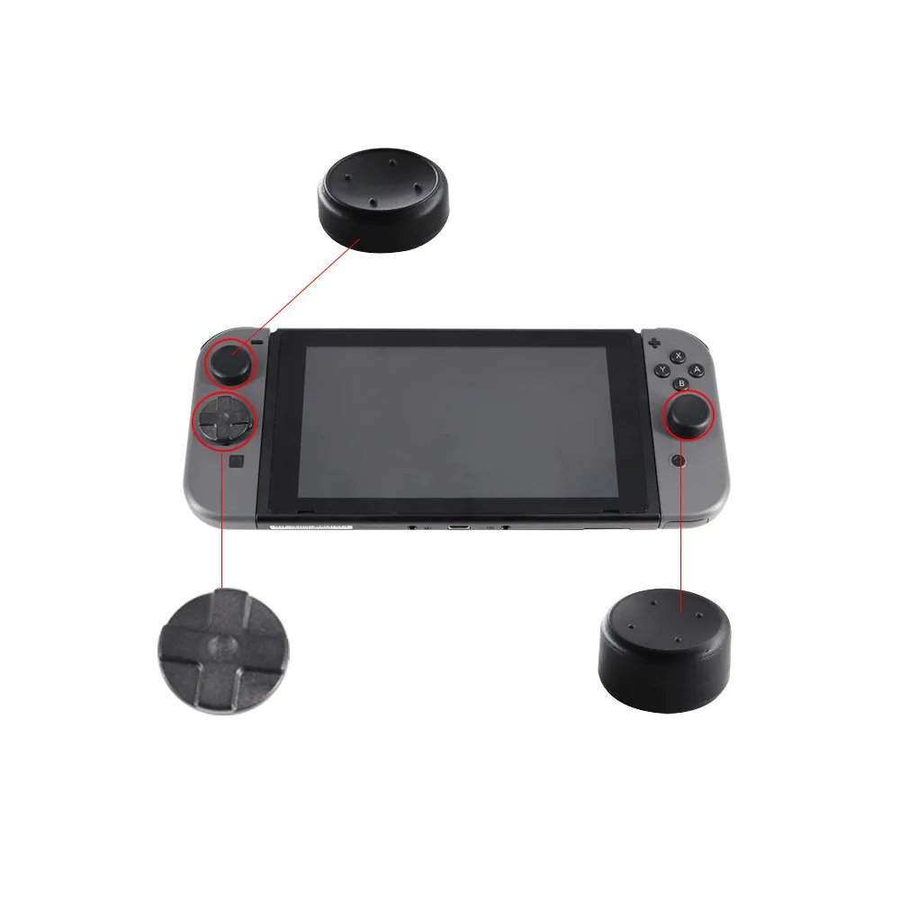 

Alternative D-Pad Dpad button Direction Key Cross Button for Left Joy-con With 4pcs Thumb Grips For Nintend Switch Nintendo NS