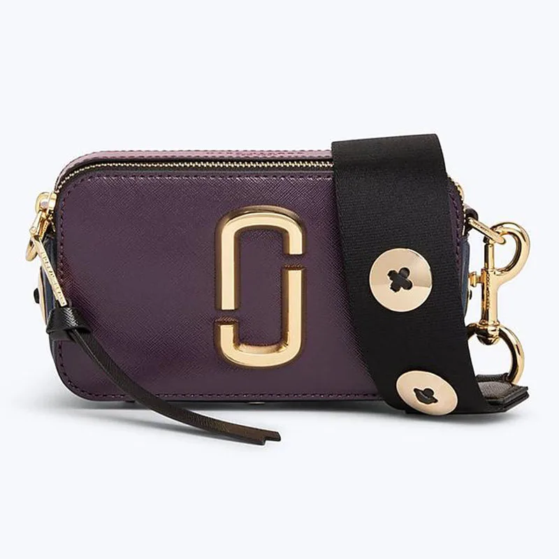 

MJ female bag camera bag 18 new winter mascherano spell wide shoulder straps color rivet slanting female bag, small party bag