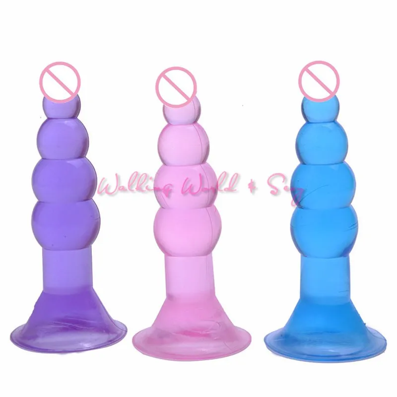 4 Color Silicone Anal Sex Toys Anal Beads Butt Plug Anus Insert Stopper G-Spot Massager Adult Sex Products Anal Dildo Unisex (7)