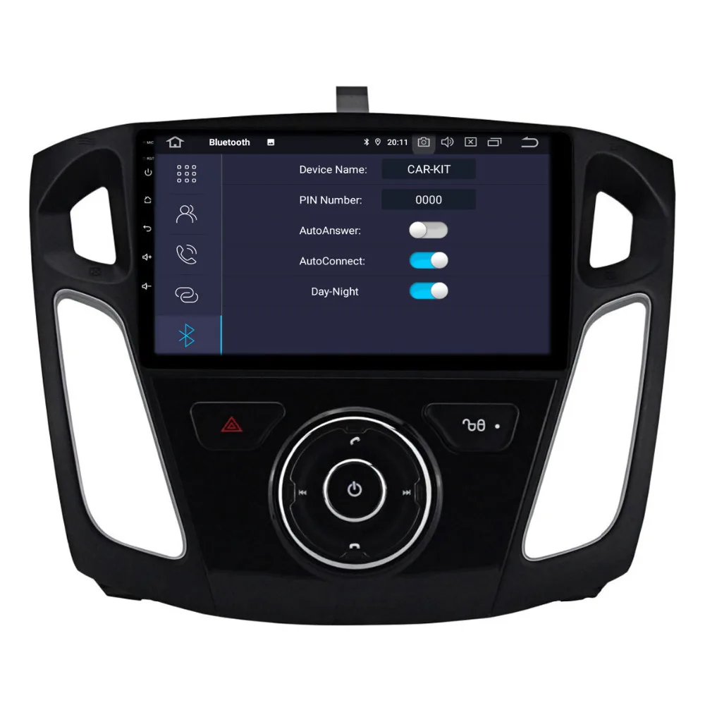 Sale COIKA Android 9.0 System Quad Core Auto Radio For Ford Focus 3 2012-2016 Stereo GPS Navi Screen WIFI 4G RDS 2+16G RAM BT SWC 4