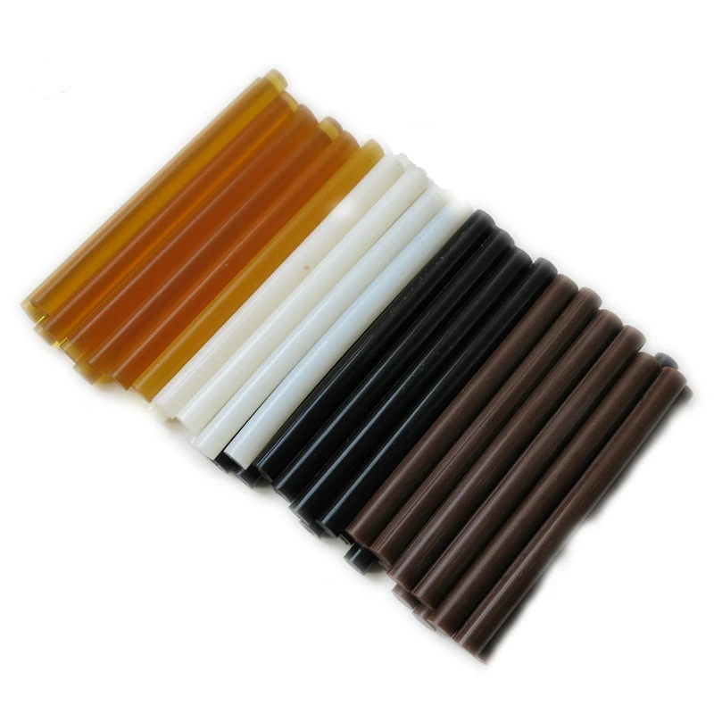 48 PCS 4 Boxes Free Shipping 7.5mm x 100mm Small Hot Melt Glue Stick for Fusion Keratin Bond Hair Extension Used with Glue Gun